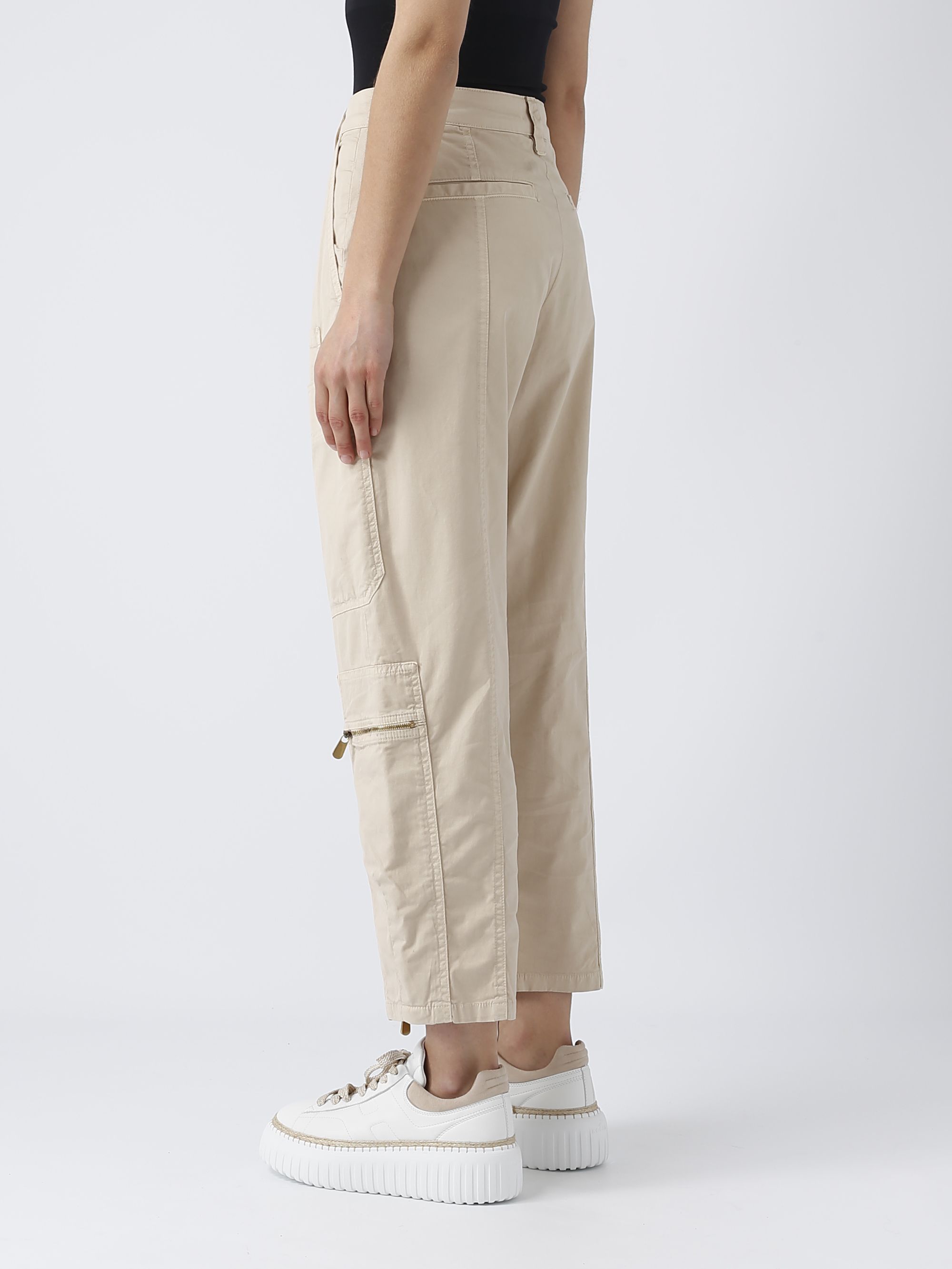 パンツ PINKO Woman Pants Beige 100155A24D L08 PINKO ROBOTECH PANTS Woman Pink Shellfish | Mascheroni Store