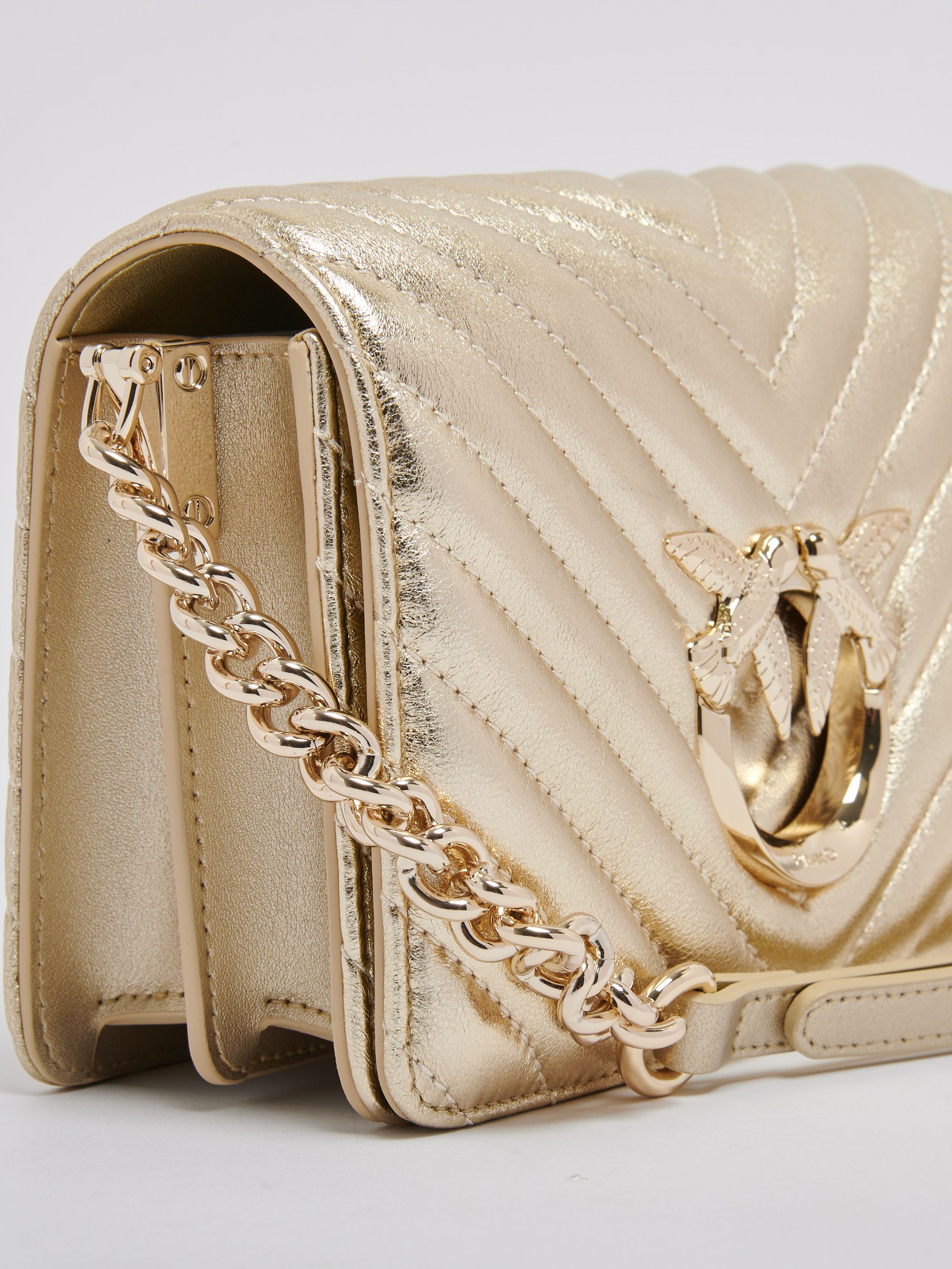 ハンドバッグ QUILTED NAPPA MINI LOVE BAG Pinko Mini Love Bag Click quilted nappa leather for women