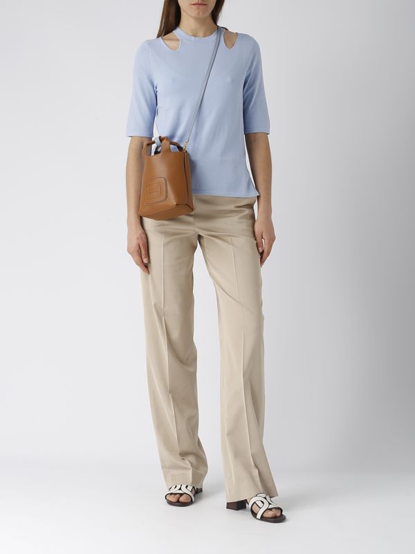 パンツ PT TORINO Woman Pants Beige CDVSRKZ00STDFT69 0030 PT Torino women's viscose pants cdvsmbz00stdft34 Light Beige