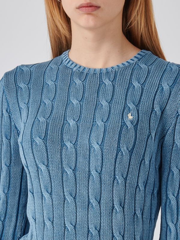 Polo Ralph Lauren Julianna cotton cable-knit pullover for