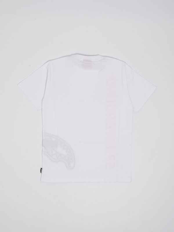 ★ Leey★ SPRAY CROPPED TSHIRT WHITE P0000DUN Sprayground kid's T-shirt with logo and print spy1030 White