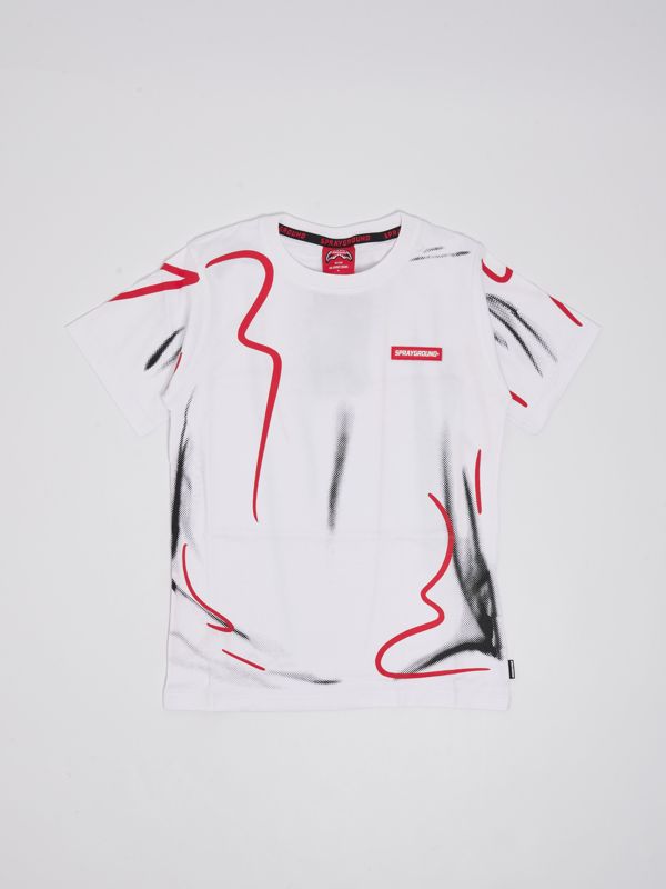 Sprayground boy's short-sleeved T-shirt spy1015 White