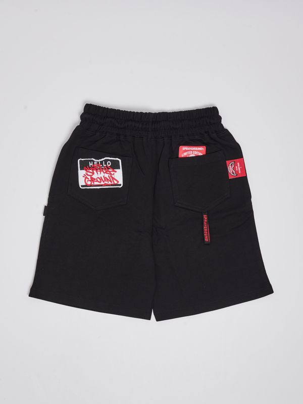 BEEDEN spray logo sarouel shorts キャップ SPRAY LOGO SAROUEL SHORTS – BEEDEN