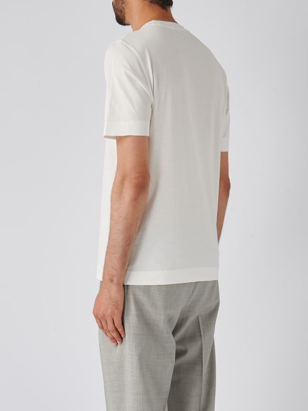 Men's Gran Sasso T-shirt in cotton 6013973712 White