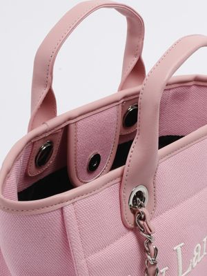 4. Sac Guy Laroche Corinne small avec logo pour femme Rose Guy Laroche