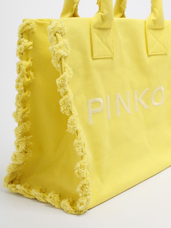 トートバッグ PINKO SS25 Medium 'Beach' shopping bag (100782A1WQ V64Q) 100782A1WQ-V64Q-02