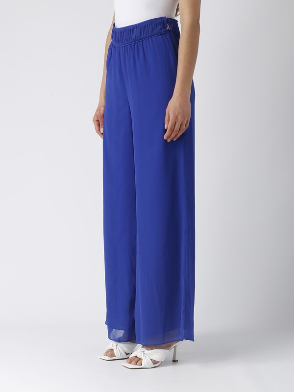 Patrizia Pepe Pantaloni Neri Con Pinces In Sablè 7P0386/A555-K103