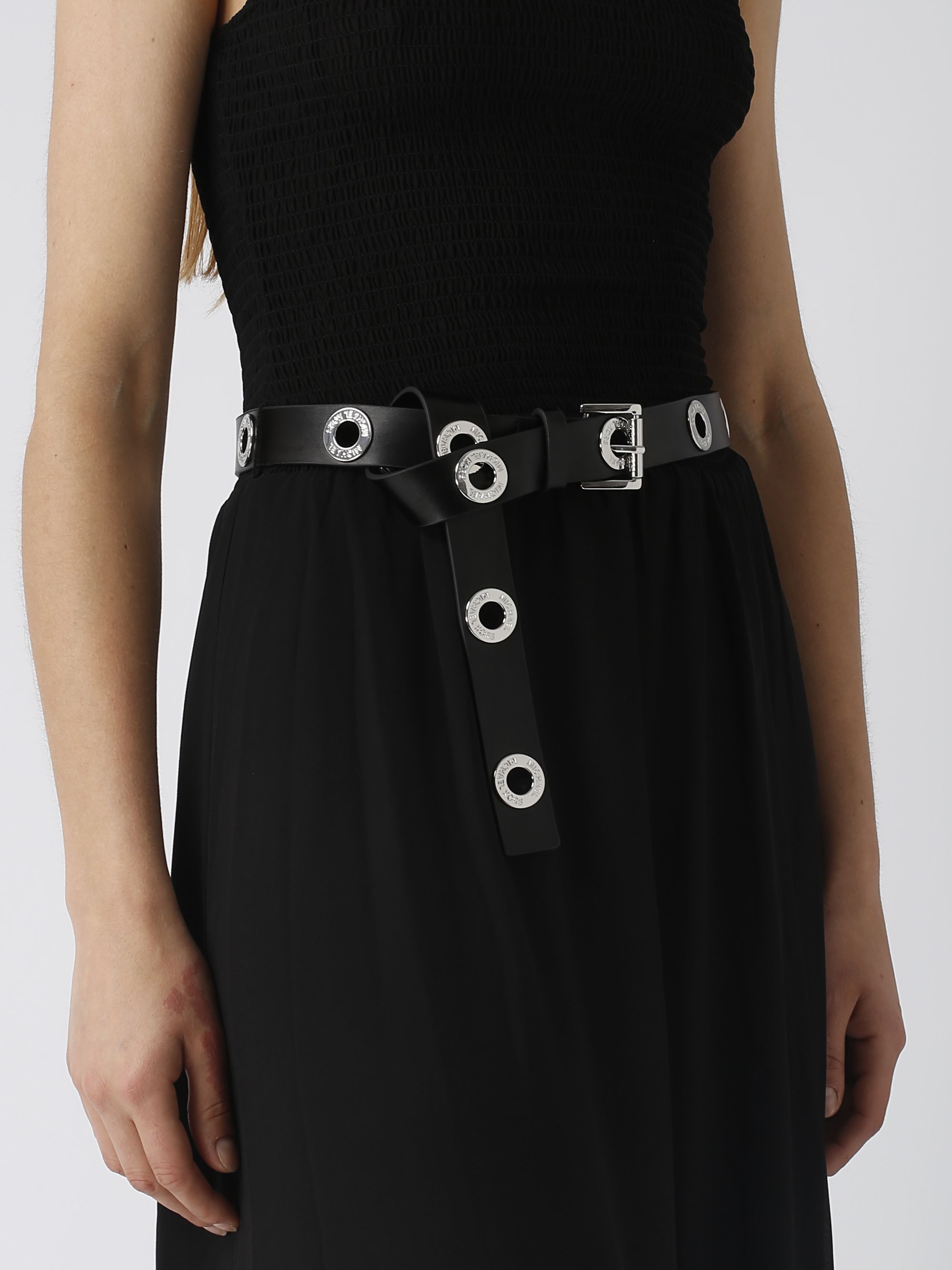 Michael Kors women's georgette dress ms482e97r3 Black