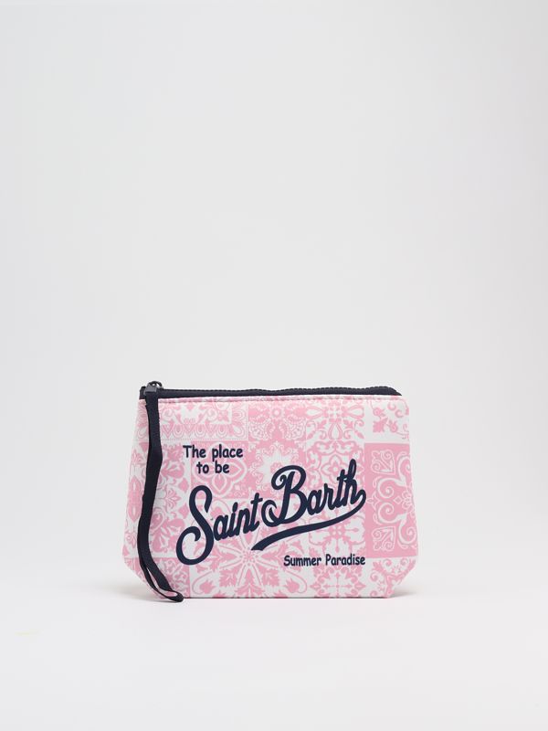Mc2 Saint Barth Pochette Aline In Scuba Con Stampa Paperelle ALIN001/03152L