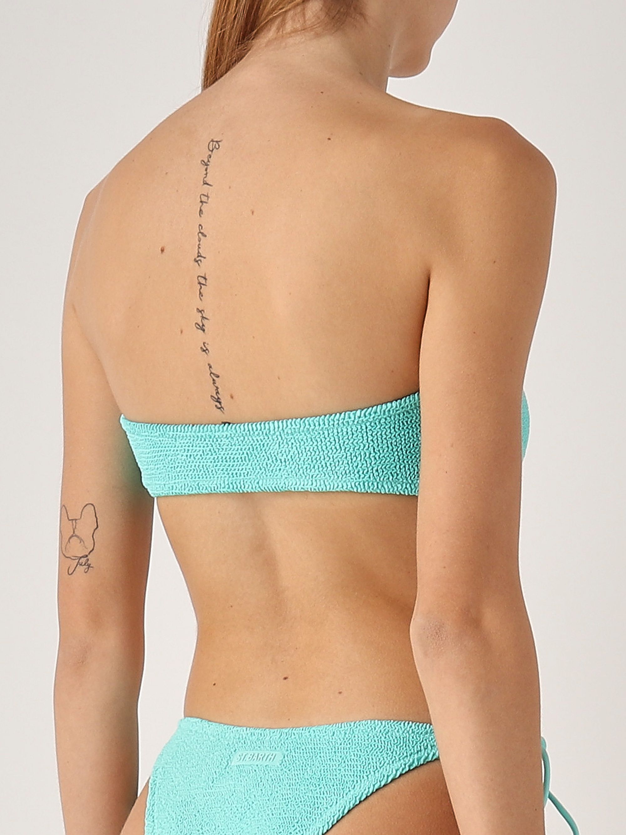 Top femme MC2 Saint Barth Yulia W crinkle yul0002 Turquoise Top femme MC2 Saint Barth Yulia W crinkle yul0002 Turquoise