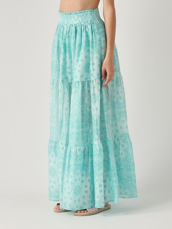 MC2 Saint Barth Cheyenne stretch fabric skirt for women