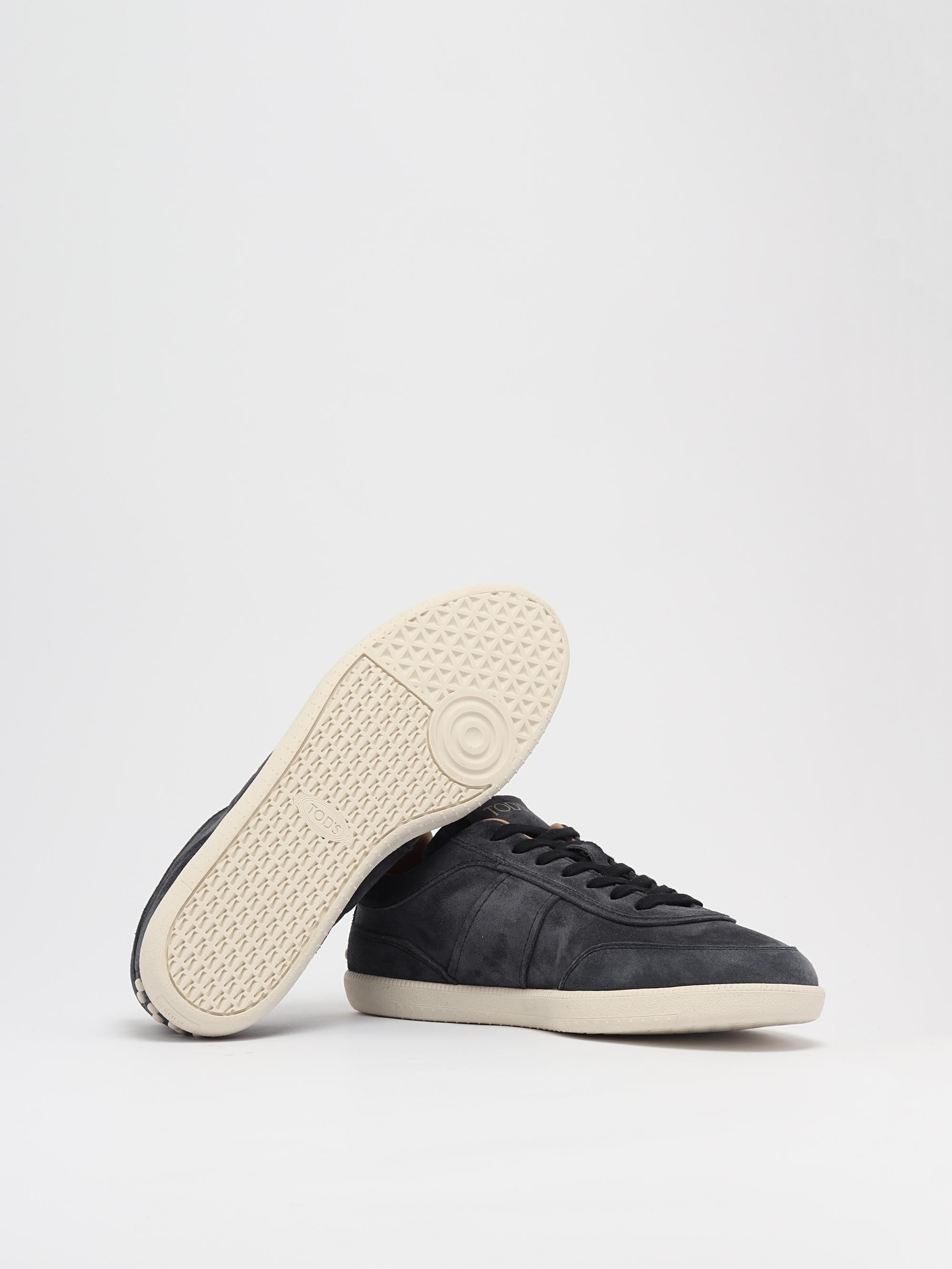 Sneakers uomo Tod's Tabs in pelle scamosciata effetto vintage