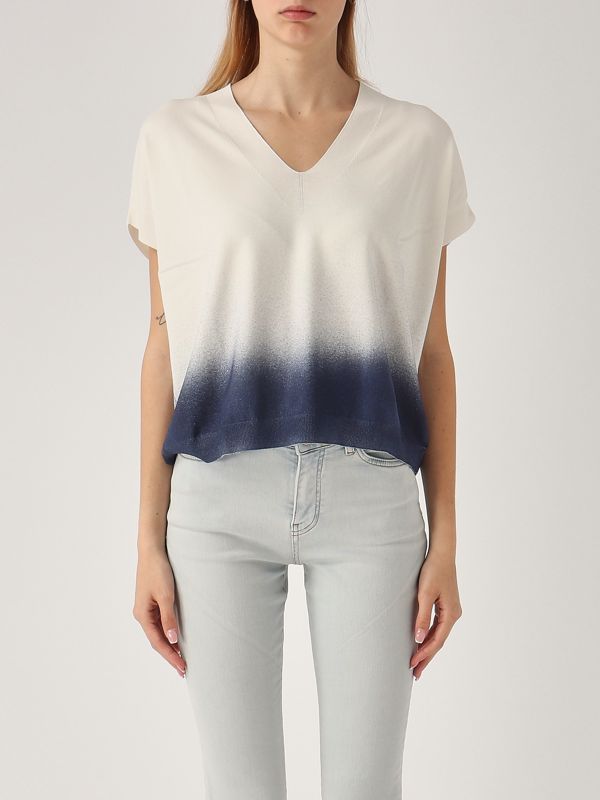 Pull Gran Sasso pour femme en viscose mélangée nuancée 4423324333