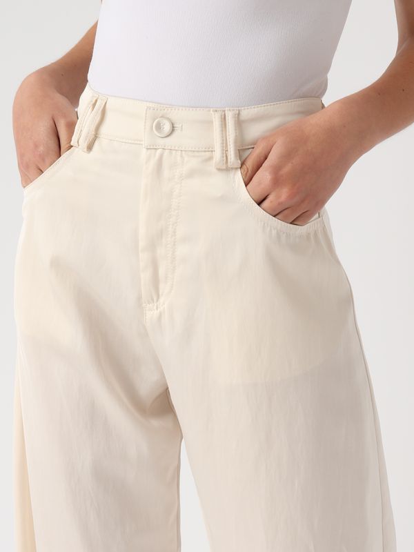 パンツ PINKO Woman Pants Coral 100331A213 N55 Pinko Laon satin trousers for women 104068a1y5 Bottle Green