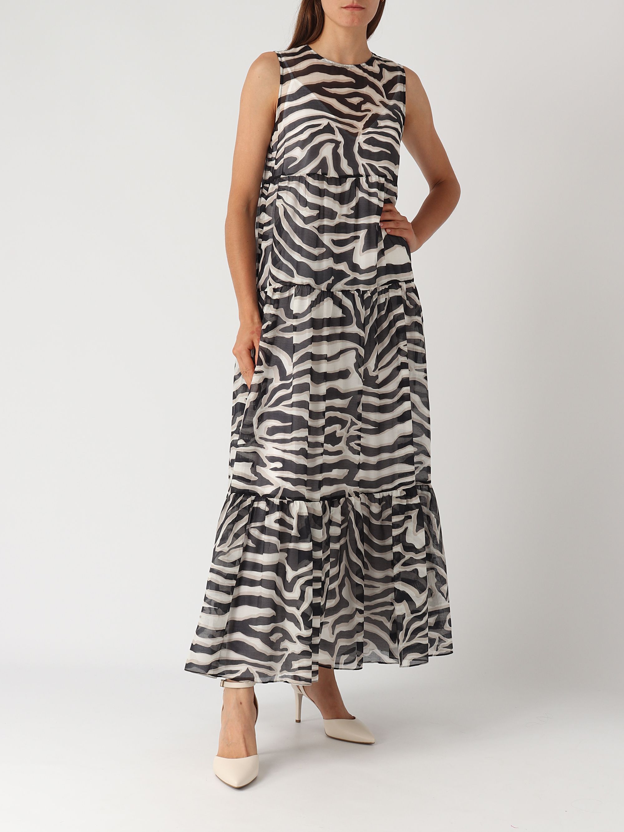 Max Mara Studio Infante cotton and silk dress 2416231022600