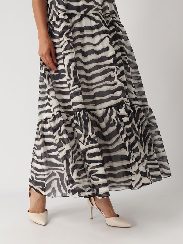 ワンピース Max Mara Abito Midi In Seta Abito bustier in twill di seta, viola | 