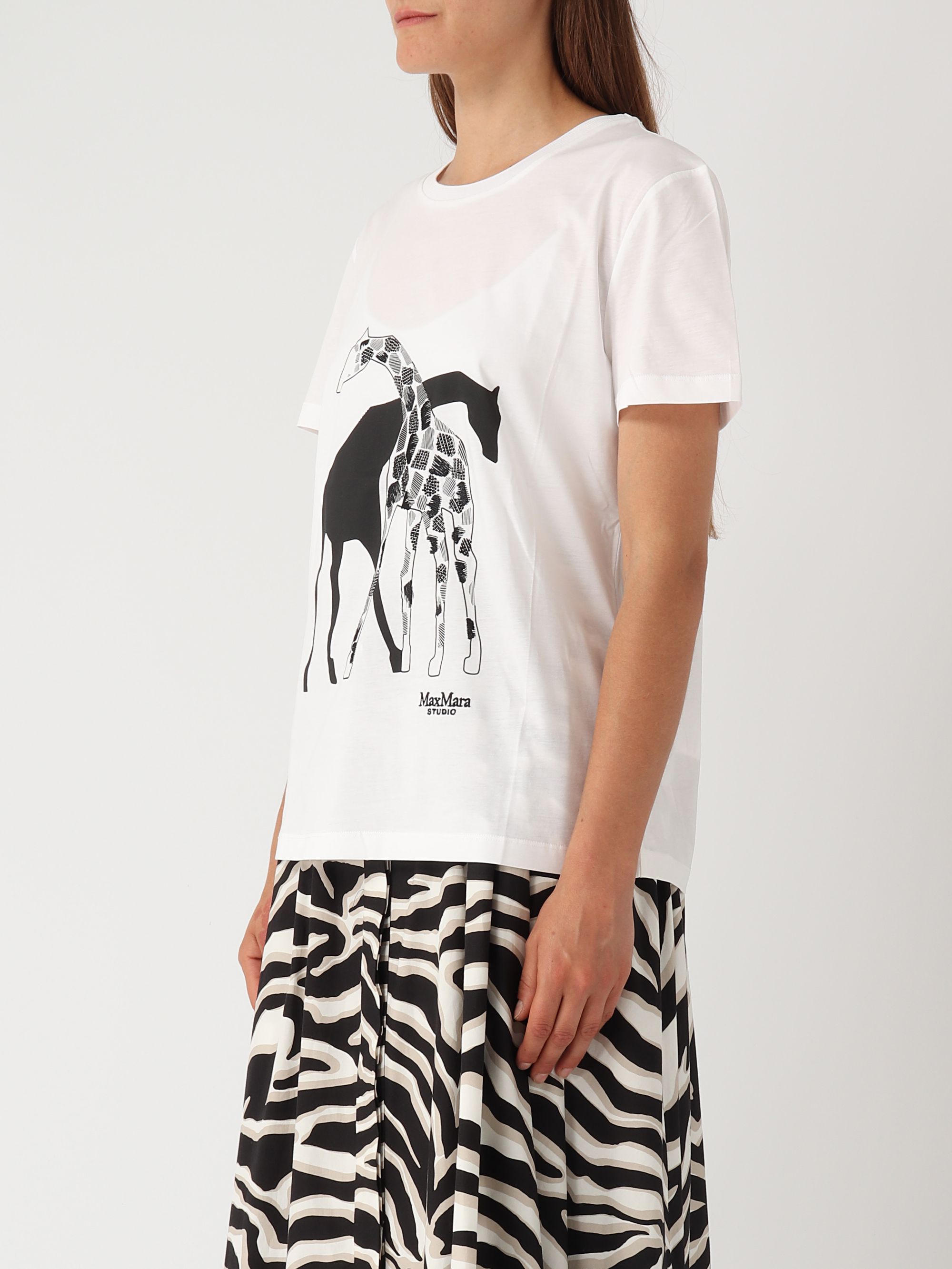 Tシャツ・カットソー MAX MARA STUDIO Woman T-Shirt White 1 2516941012600 010 donna-abbigliamento-t-shirt-t-