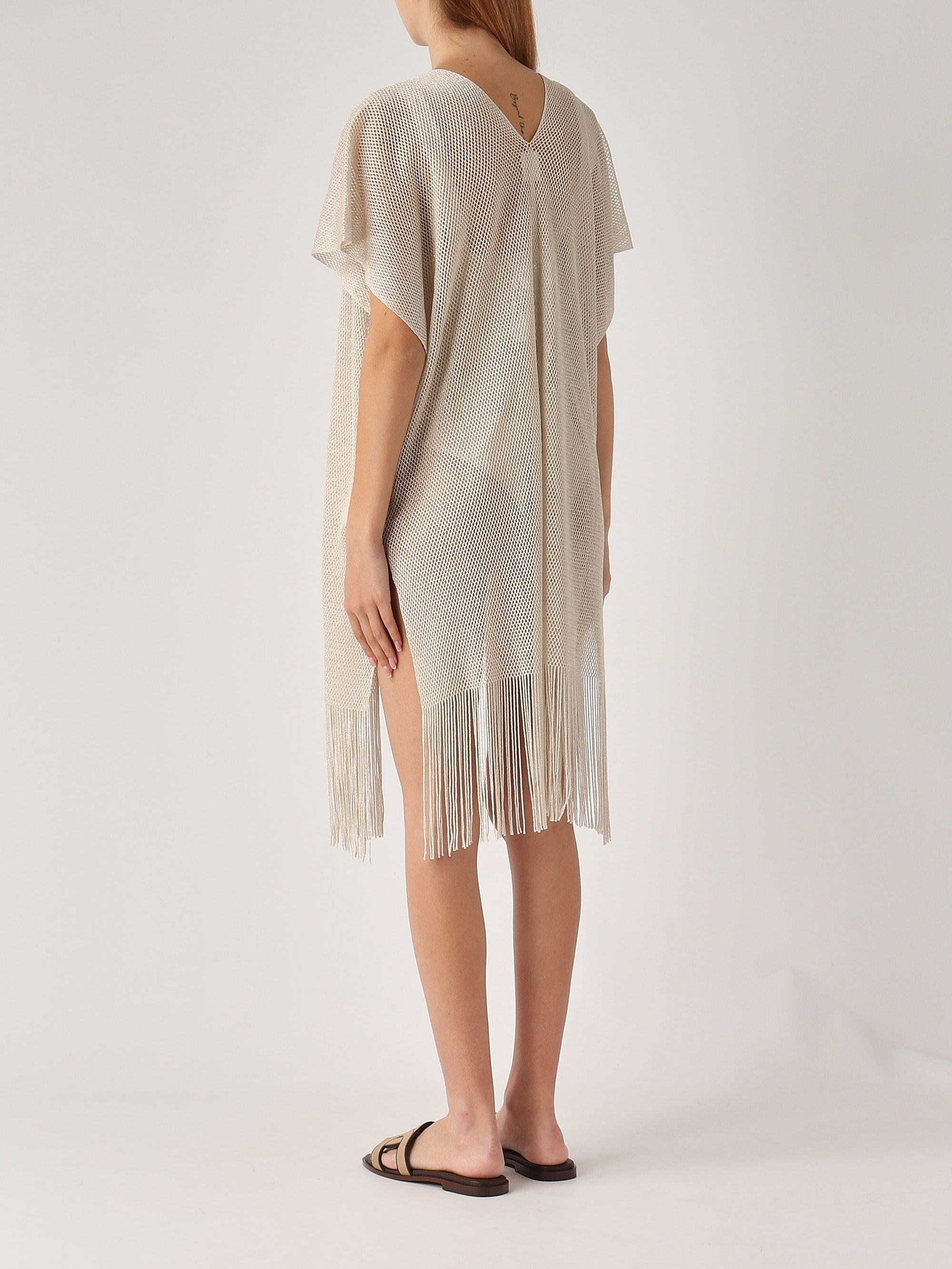 Max Mara Beachwear Iacopo lurex and viscose-knit gilet for