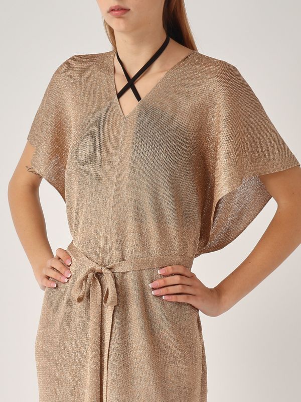 Max Mara Beachwear Macao lurex knit dress for women