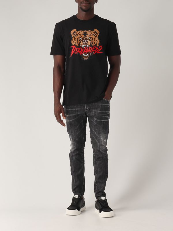 Dsquared2 Skater skinny stretch cotton jeans for men