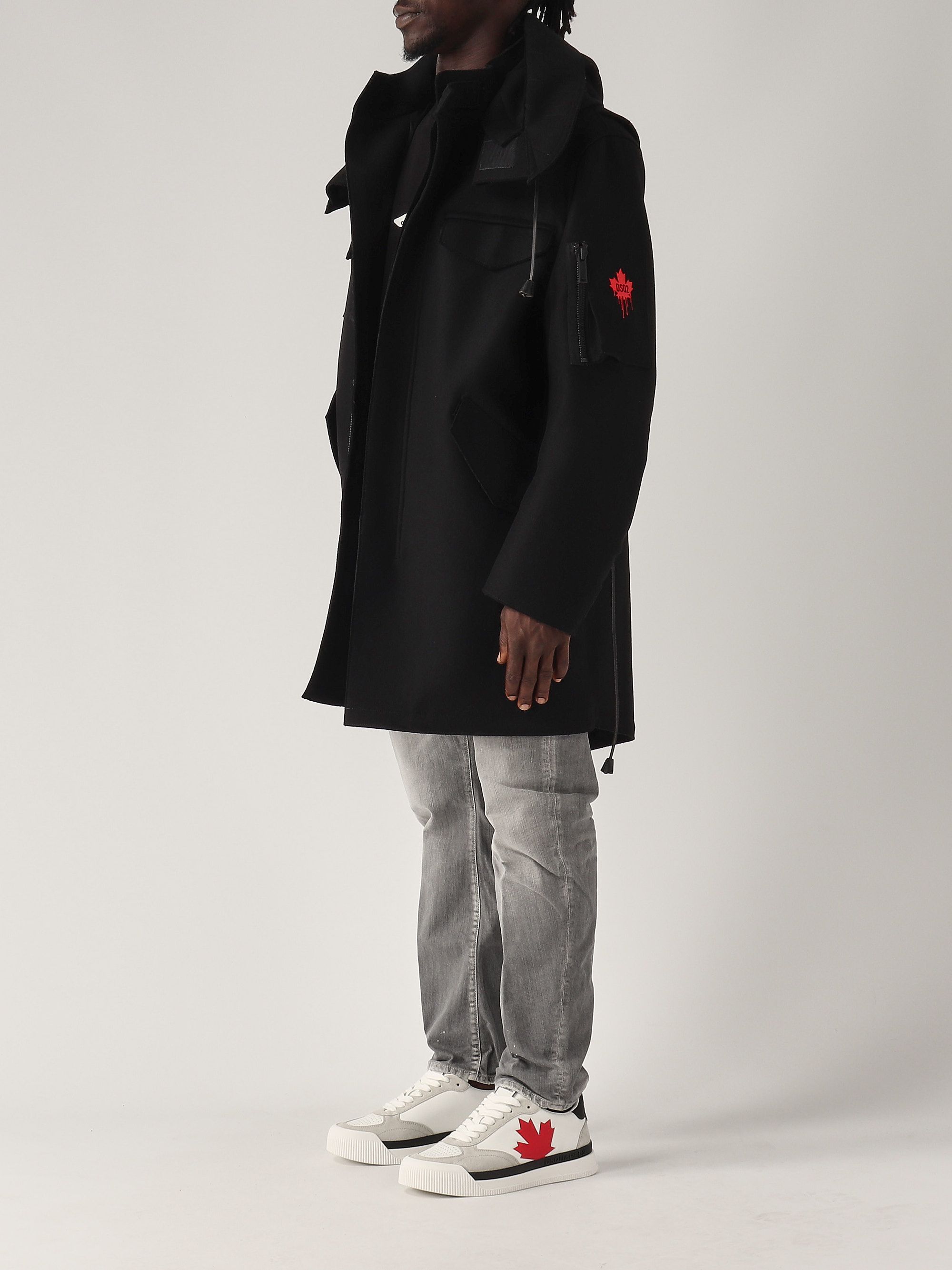 Parka Hiver Homme En Laine D'agneau - Coupe Oversize, Imprimé Streetwear, Polaire épaisse, M à XXL