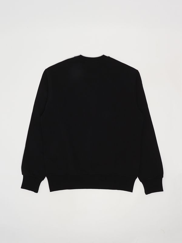 【DIESEL】 black cotton sweatshirt (関税送料込) bambino-bambino-e-ragazzo-
