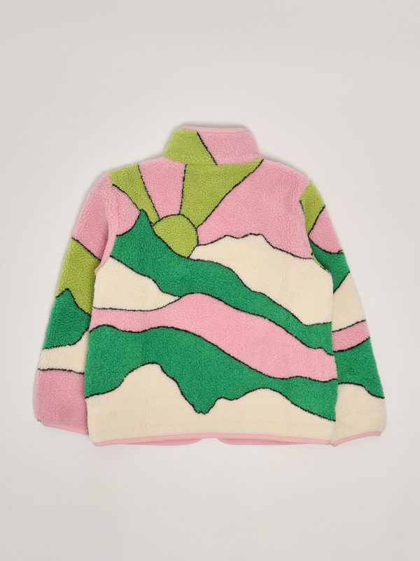 Stella McCartney baby girl jacket in teddy fabric