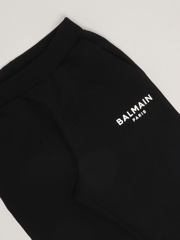 パンツ BALMAIN COTTON FLEECE JOGGING PANTS Balmain Cotton jogging pants - Black - Men | UH15583I376EAC