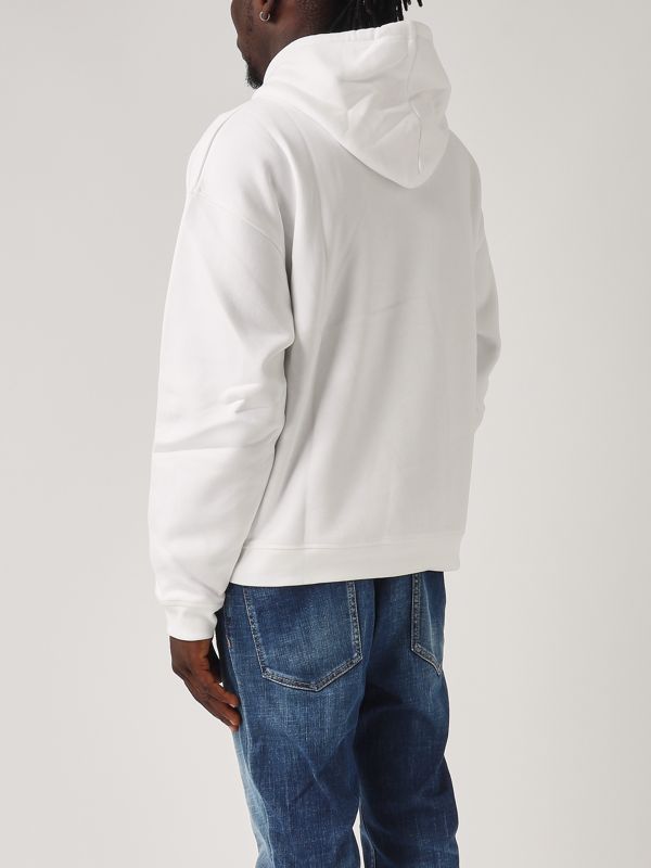 Dsquared2 cotton blend hoodie for men s79gu0137d25007 White