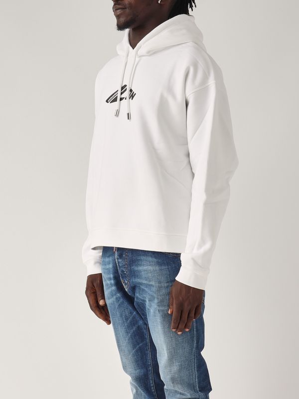 パーカー・フーディ Dsquared White Cotton Sweatshirt 22959627_53132446_600.jpg