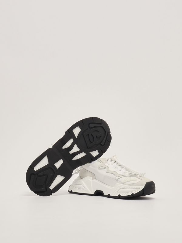 Dolce Gabbana Daymaster baby sneakers in bimaterial