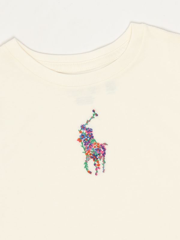 Tシャツ・カットソー POLO RALPH LAUREN POLO IN COTONE CON MOTIVO A RIGHE E LOGO POLO RALPH LAUREN POLO IN COTONE CON MOTIVO A RIGHE E LOGO