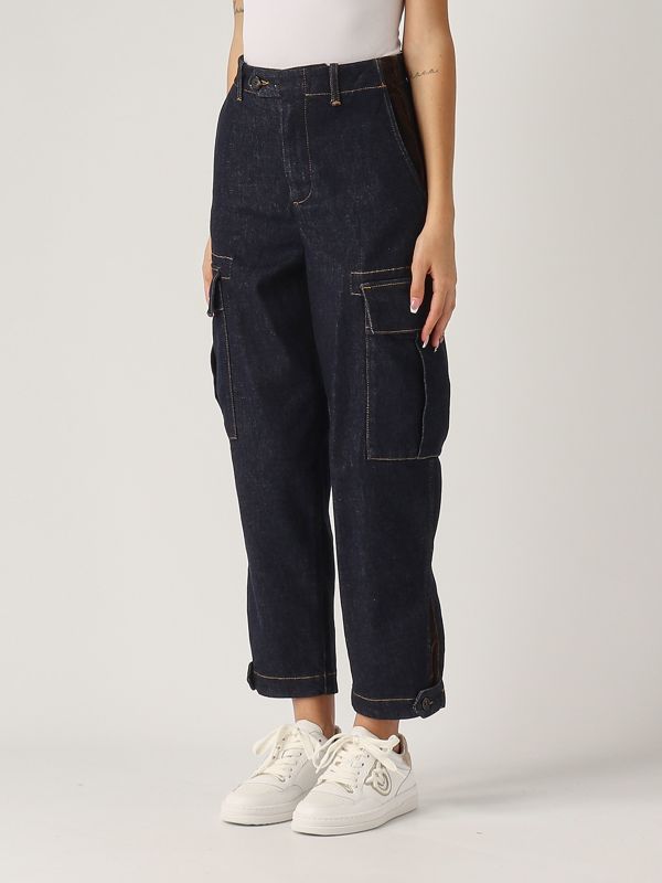 ボトムスその他 PINKO Women Pants 104701A2BQG82 Blue Pinko women's bootcut jeans in stretch cotton blend
