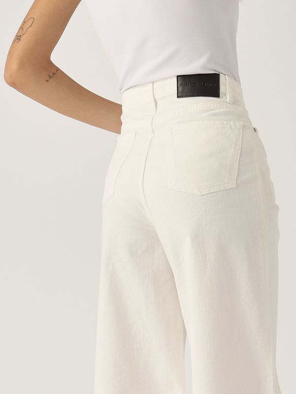 パンツ PINKO Women Straight Pants 104926A0HM Z05 White PINKO: Pants woman - White | Pinko pants 104926A0HM online