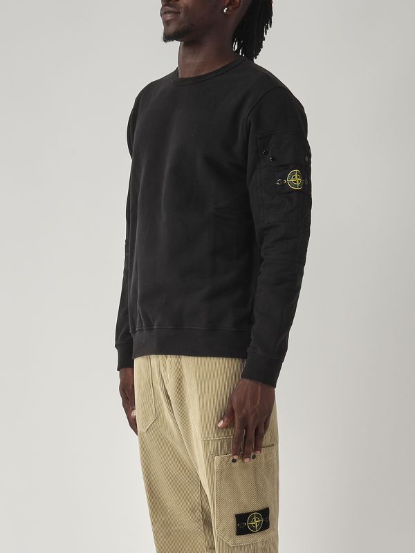 Stone  Felpa Bermuda S ブラック Buy Stone Island Shadow Project Felpa Bermuda Cargo Short