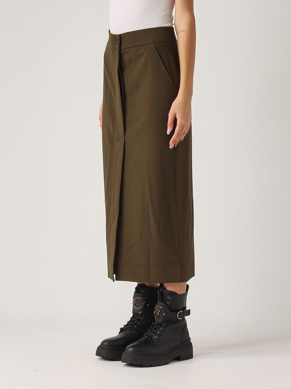 Pinko Lanterna stretch viscose skirt for women 104190a18e