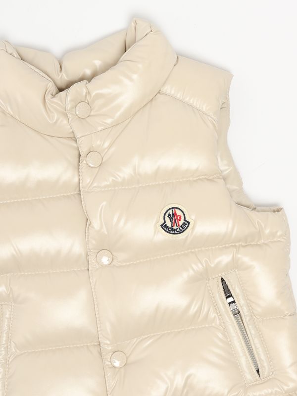 Moncler Bernard newborn down vest 9511a0000168950 Cream