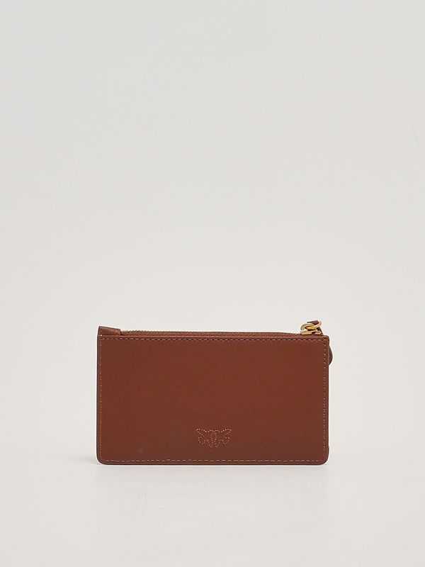【関税&送料込】Pinko Leather Card Holder Pinko Love Birds Card Holder | italist
