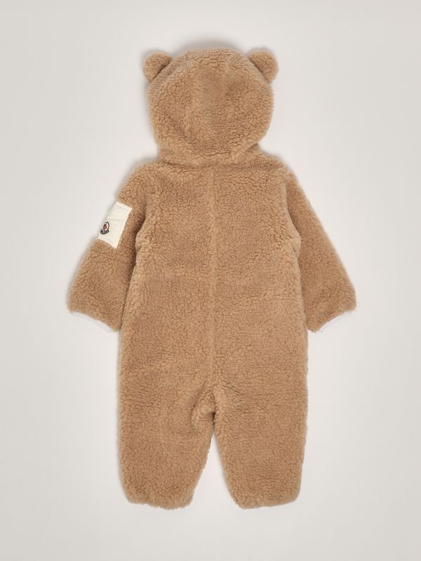 【MONCLER】Teddy縁取りパッド付きケープ bambino-neonato-abbigliamento-