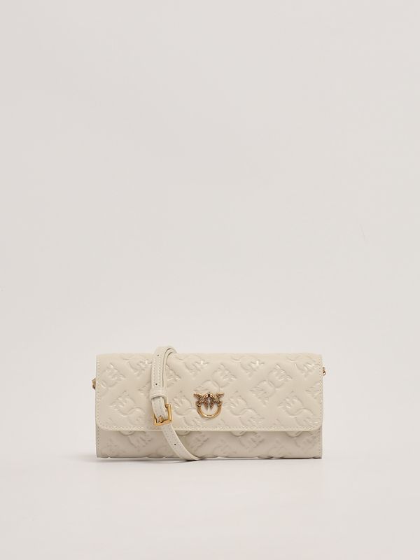 財布・小物その他 PINKO 'Multi Purpose' wallet Beige Women's Leather Multi Purpose Wallet 103610 C50Q Beige Color
