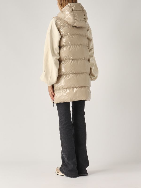 Pinko Graffetta shiny nylon sleeveless jacket for women