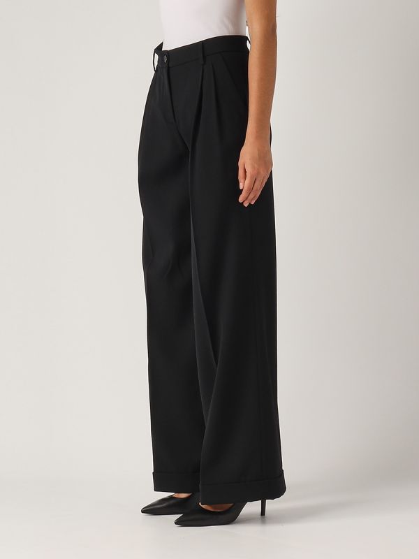 パンツ PINKO Women Straight Pants 100155A1L4Z99 Black PINKO high-waisted Trousers | Black | FARFETCH