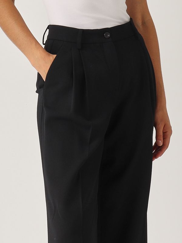 パンツ PINKO Women Pants 104129A15MZ99 Black Pinko women's pants in wool twill 103701a1xx Black