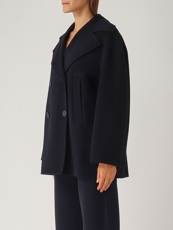 コート Max Mara Studio 'Filovia' coat Wool robe coat, black | 