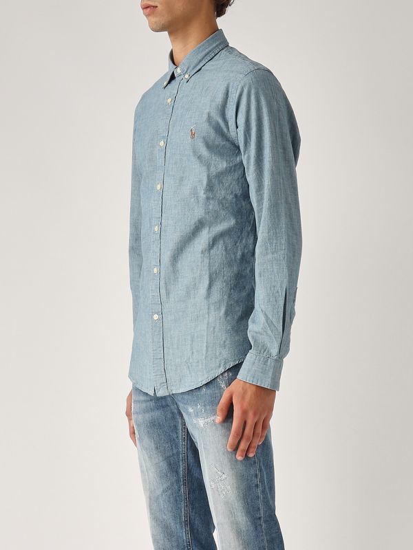 Polo Ralph Lauren cotton shirt with Pony embroidery for men - Main Image