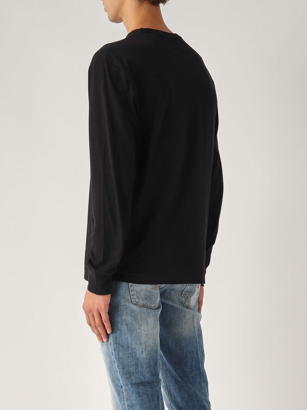Tシャツ・カットソー POLO RALPH LAUREN Men T-shirt Black 710671467 055 Polo Ralph Lauren cotton crew neck T-shirt for men 710671467