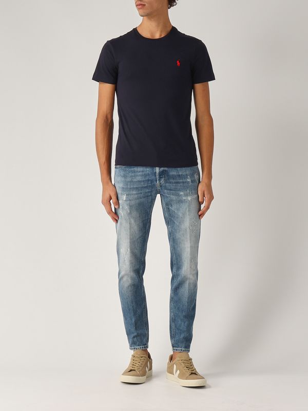 Tシャツ・カットソー POLO RALPH LAUREN Men T Shirts 710680785 004 Blue Ralph Lauren Men's T-Shirt Blue 710680785-004