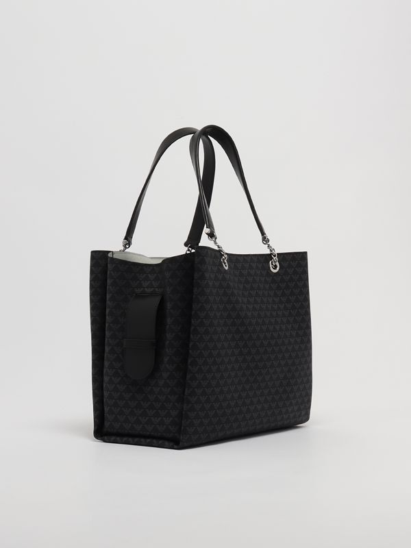 ARMANI COLLEZIONI 手袋　本革　米国購入 Emporio Armani women's leatherette bag with all over logo