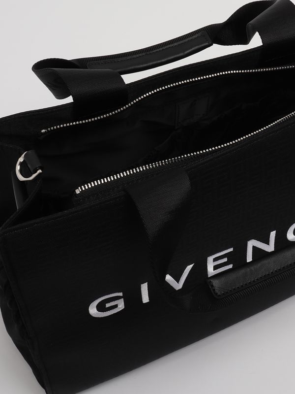 5. Givenchy Mumienbeutel mit gesticktem Logo Schwarz Givenchy h30584