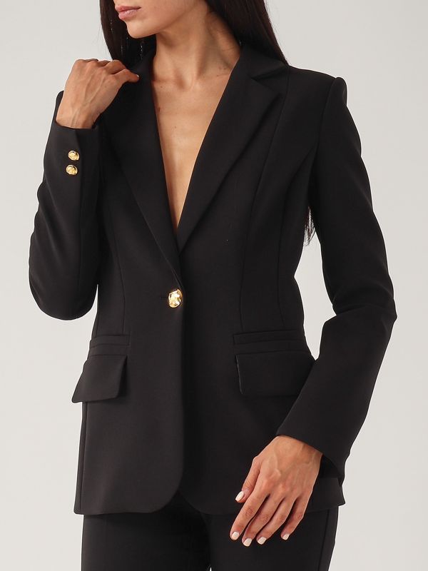 セットアップ ELISABETTA FRANCHI Women Suit Set TP00346E2 110 Black donna-abbigliamento-completi-